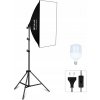 Softbox Puluz 50x70 cm s LED žiarovkou 50W