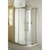 GELCO ANTIQUE 100cm sprchový kút štvrťkruhový, profil bronz, sklo číre, GQ5210C