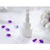 PartyDeco Bublifuk v tvare svadobnej torty