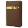 Svätá biblia / Roháčkov preklad, so zipsom, s indexami, hnedá