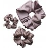 Priskini Saténová Scrunchie gumička do vlasov - taupe