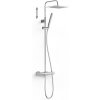 Tres Over-Wall sprchová súprava nástenná s termostatom s dažďovou sprchou chrómová 19038709