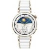 Inteligentné hodinky Huawei Watch GT 5 Pro 42 mm - Ceramic White + White Ceramic Strap (55020DRC)
