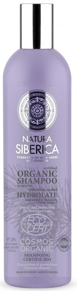 Natura Siberica šampón Hydrolate Obnova a ochrana 400 ml