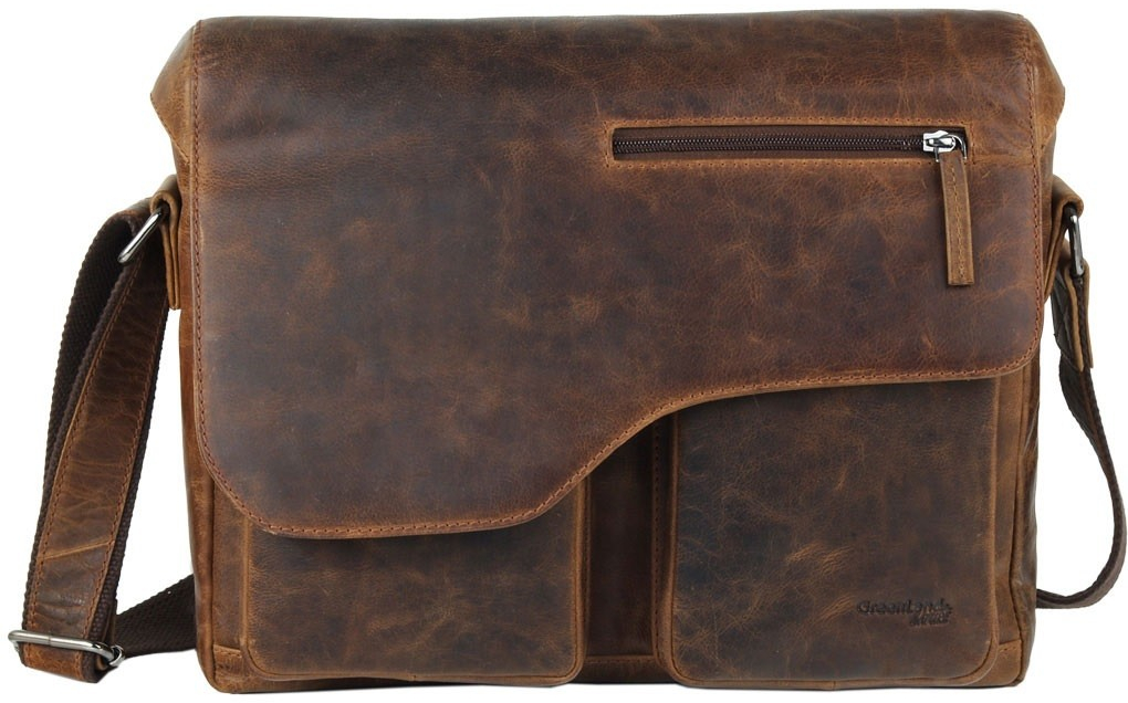 GreenLand kožená klopnová taška Montana 118-25