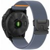eses Nylonový elastický remienok pre Garmin - Modro šedý, QuickFit 26 mm