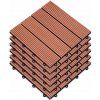 Progarden Dlaždice terasové polywood KO-X64000010 sada 6 ks