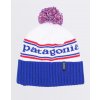 Patagonia Powder Town Beanie Park Stripe: Viking Blue