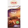 Valor Mliečna čokoláda mliečna plnená krémom 35%, bez pridania cukru 100 g
