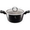 BERLINGERHAUS Kastrol s poklicí s mramorovým povrchem 20 cm Black Silver Collection BH-1851