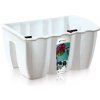 Prosperplast Truhlík na zábradlie CROWL biely 39,3cm