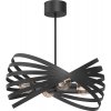 Luminex Luster na tyči SPARKLE 4xE27/15W/230V čierna LU8973A + záruka 3 roky zadarmo