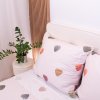 Takoy Bavlnená obliečka na vankúš 70x90 cm farebné srdiečka-HT-00780 | 70x90 cm obliečka na vankúš