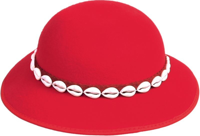 Goralský klobúk červený