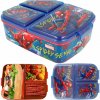 Stor delený plastový box na desiatu Spiderman 37920