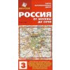 mapa Russia Moskva-Soči 1:700 t.