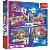 Trefl puzzle Labková patrola - The Mighty Movie 4v1