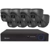 Securia Pro IP kamerový systém NVR8CHV4S-B DOME smart, čierny Nahrávanie: 4TB disk