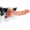 Pipedream Hollow Strap On with Balls Flesh Vibrating 9