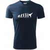 Karate Evolúcia - kop - Pánske tričko Fantasy športové - 2XL ( Tmavomodrá (veľmi tmavá - skoro čierna) )