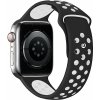 Eternico Sporty na Apple Watch 38 mm/40 mm/41 mm Pure White and Black AET-AWSP-WhBl-38