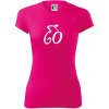 Cyklista oslavuje šesťdesiatku (60) - Dámske Fantasy športové (dresovina) - XS ( Neon Pink )
