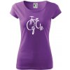 Cycle bicykel - Dámske tričko Pure - M ( Fialová )