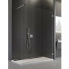 SANSWISS PUR PDT4 ATYP výška 200cm, 100 - 160cm pravý walk-in sprchový kút (samostatná sprchová stena), chróm - 20 – sklo tónované Parsol šedé