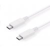 C-TECH CB-USB32-20W USB 3.2, Type-C (CM/CM), PD 100W, 20Gbps, 2m, bílý