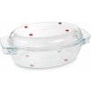 Tescoma Oválny pekáč s poklopom GrandCHEF 35 x 21 cm, sklenený - osobný odber v predajni zdarma