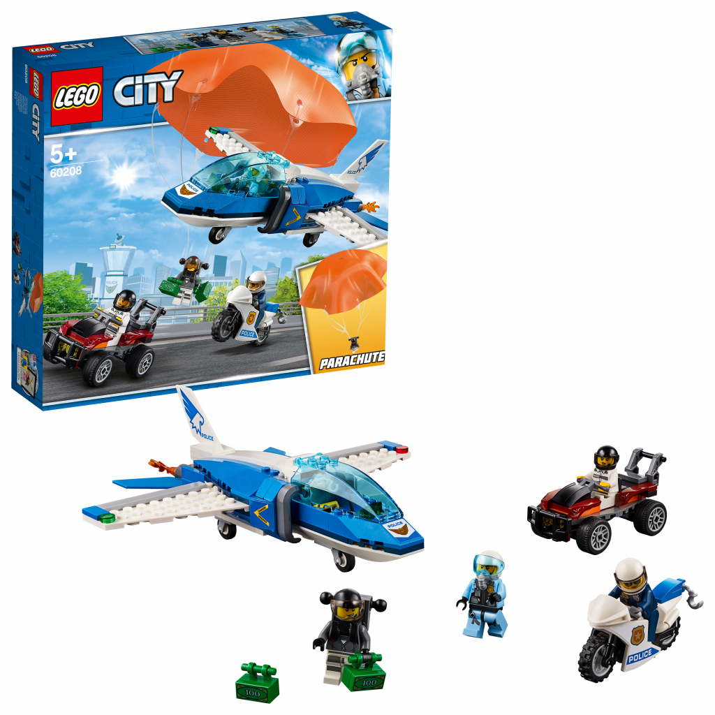 LEGO® City 60208 ZATKNUTIE ZLODEJA NA PADAKU