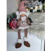 Sediaci látkový vianočný anjel 50 cm