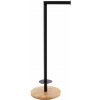 TENDANCE Stojan na toaletný papier Black Bamboo, čierna/s drevenými prvkami, o