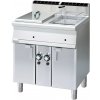 Fritéza plynová dvojitá 0,72 kW/l, 13+13 l s podstavbou | RM - F2/13-78G
