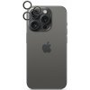 Ochranné sklo na objektív Epico hliníkové ochranné sklo na šošovky fotoaparátu pre iPhone 16 Pro/16 Pro Max - čierna (91012151300004)