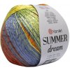 YarnArt Summer Dream 4301 Modrá, zelená, oranžová