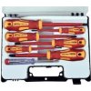 Extol Premium Skrutkovače elektrikárske 1000V, 7-dielna sada, (-) 2,5-4-5,5mm, PH0-1-2, skúšačka