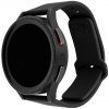 FIXED Silicone Sporty Strap Set with Quick Release 20mm for smartwatch, black FIXSST2-20MM-BK