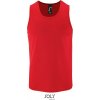 SOL'S | Sporty TT Men, Pánske šport. tielko, červená, XL