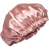 Saténová čiapka na spanie PÚDROVORUŽOVÁ M