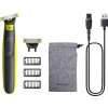 Holiaci strojček Philips OneBlade s 360° čepeľou, puzdro a 3 nástavce QP2724/31