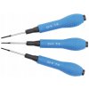 Kraftmann BGS 100803 Skrutkovače pre elektroniku Kraftmann (Torx) T4 ÷ T6. Sada 3 kusov
