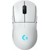 Logitech G PRO 2 - Myš - hraní - pravák a levák - optický - 8 tlačítka - bezdrátový, kabelové - 2.4 GHz, USB - přijímač USB Logitech LIGHTSPEED - bílá
