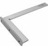 Uholník zámočnícky s príložníkom, 250x160x5mm, oceľový, oceľ, EXTOL PREMIUM