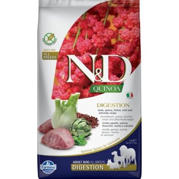 N&D GF Quinoa Dog Digestion Lamb & Fennel 2,5 kg