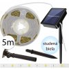 WinWin J-5HL SMD2835 LED pásik solárny so svetelným senzorom, 5m, 5W, DC5V, studená biela