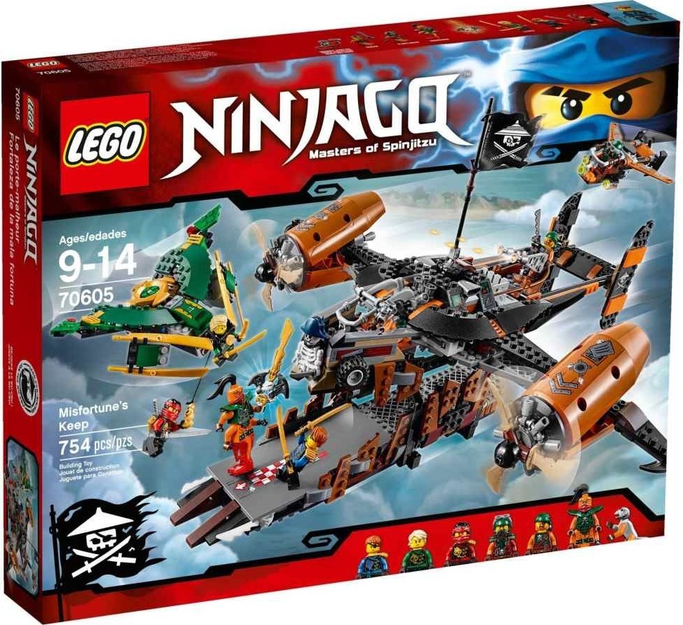 LEGO® NINJAGO® 70605 Vzducholoď Keep Mixed od 339,9 € - Heureka.sk