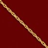 Silver.ag Retiazka zlatá, rope Dĺžka: 45cm C1298