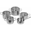 Sada hrncov ORIGINAL PROFI, 5 ks, strieborná farba, nerezová oceľ, Fissler