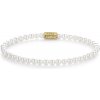 Dámsky náramok Rebel & Rose Pearl Gem Gold 4 mm RR-40149-G-XS